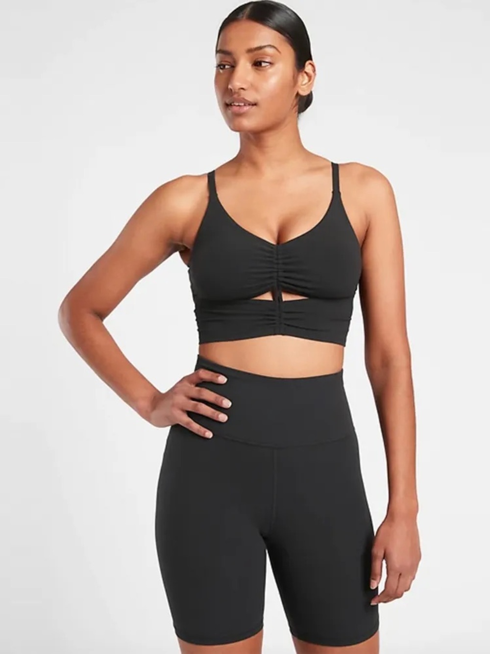 Athleta Cinch Longline Bra